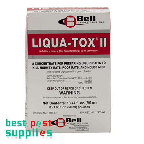 Liqua-Tox II - case (32 x 1.68 oz pouches) - Best Pest Supplies