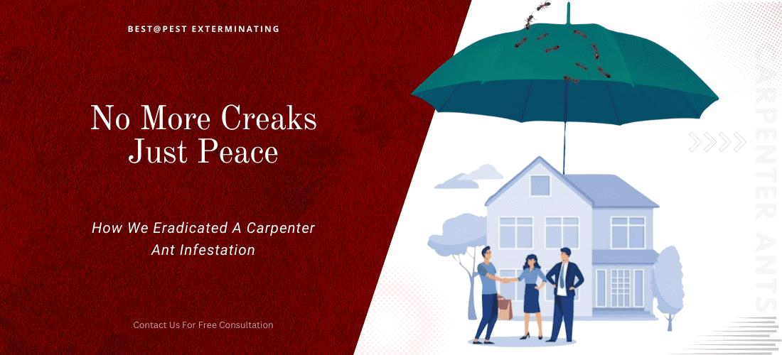 No More Creaks, Just Peace: How We Eradicated Carpenter Ant Infestation