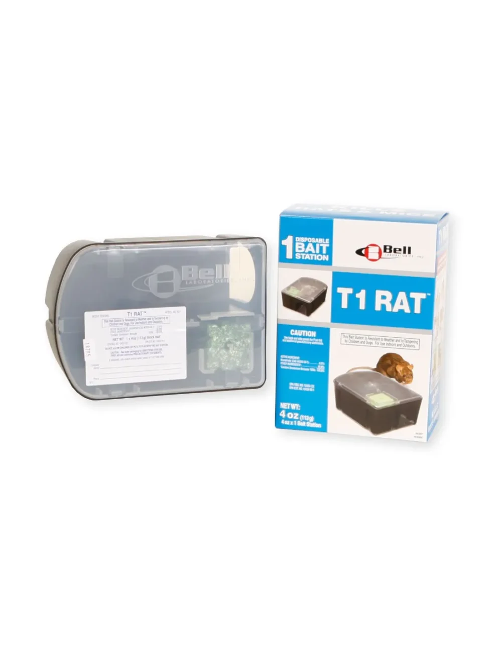 T1 Pre-Baited Rat Disposable Station 8/Case