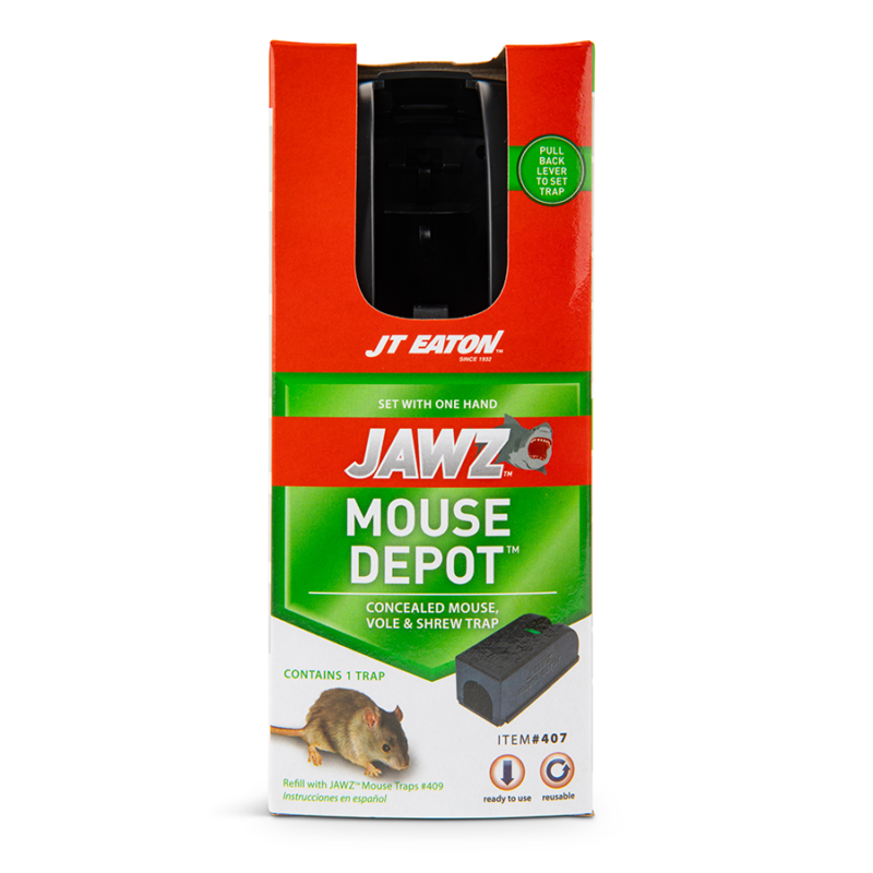 JT Eaton Jawz Mouse Depot 12/Case 407 Bulk