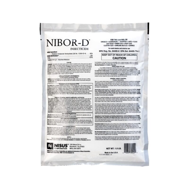 Nibor D 1lb Bag Insecticide Fungicide- Premium  Dust