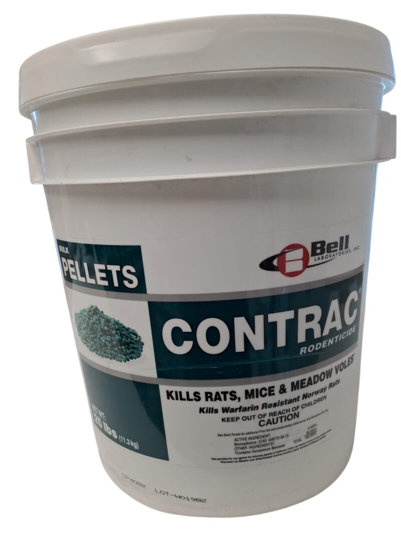 Contrac Pellets Bait For Rats and Mice 25lbs