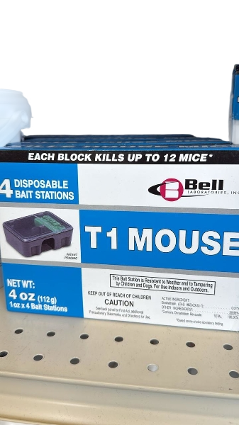 T1 MOUSE  PRE-BAITED STATION DM4814  4/Box