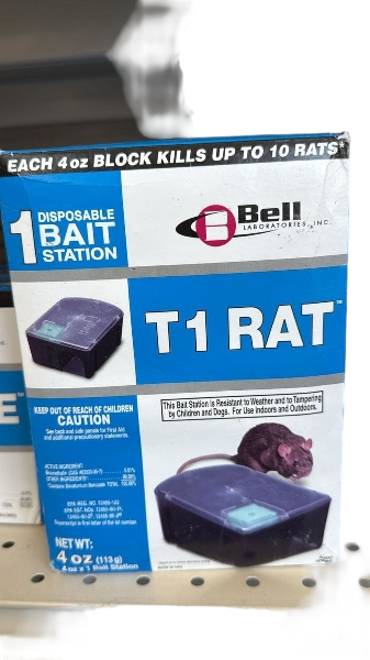T1 Pre-Baited Rat Disposable Station Each